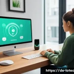 Home 21 IoT 보안 프레임워크와 IoT 기기 관리 - **Prompt:** "A vigilant person (male or female, dressed casually in comfortable clothes like jeans a...
